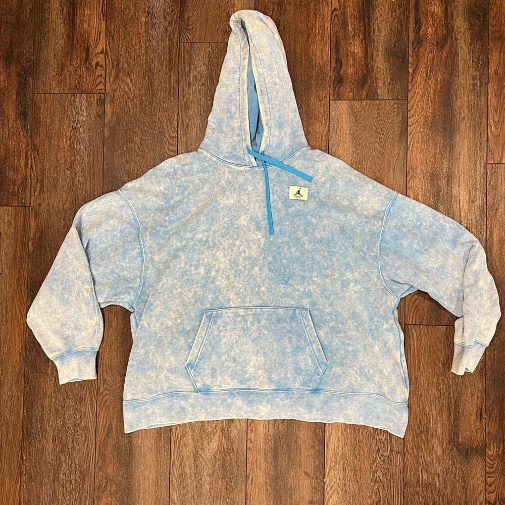 Jordan Flight Washed Women's oversized Hoodie Blue